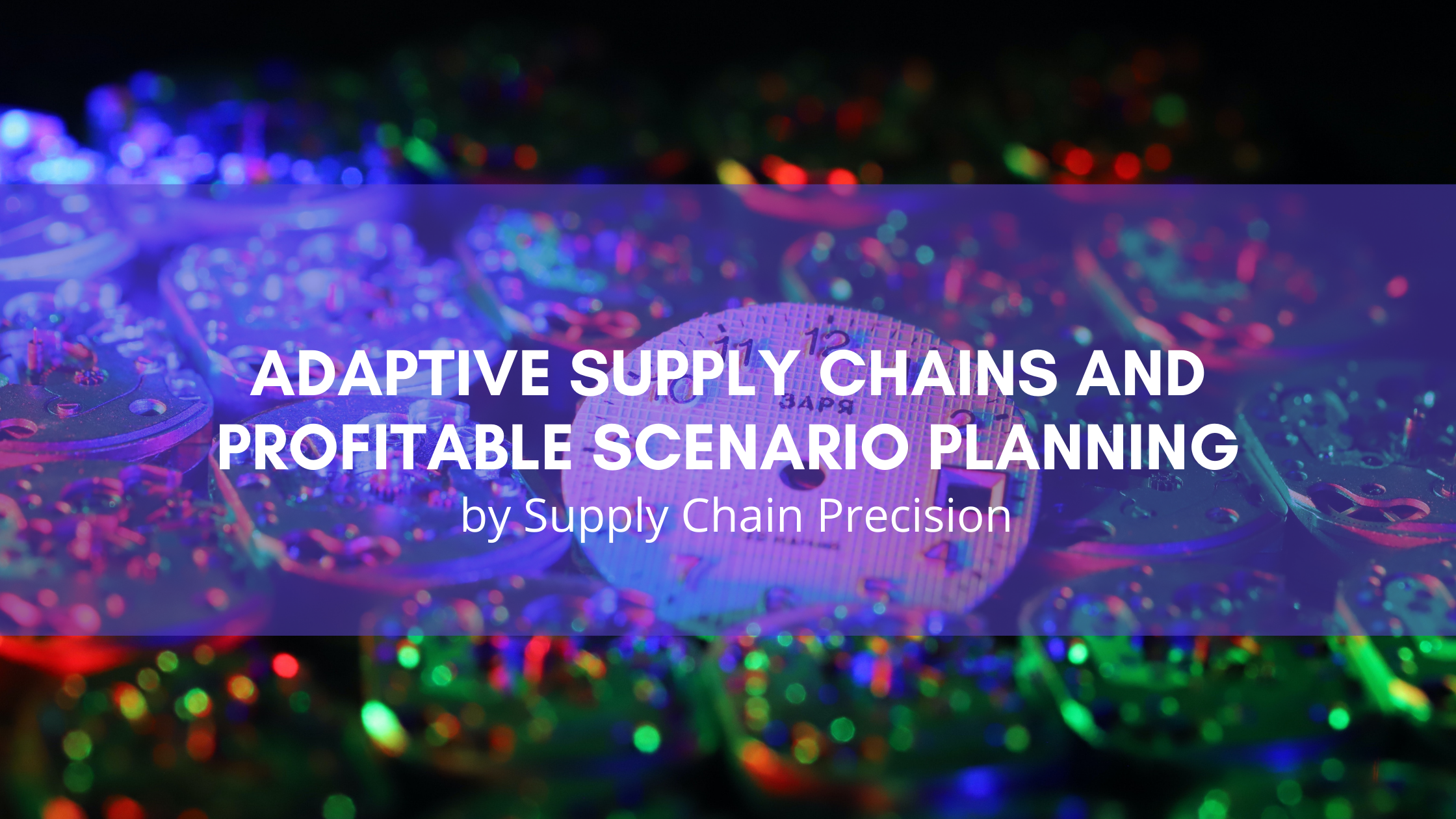 Adaptive Supply Chains and Profitable Scenario Planning