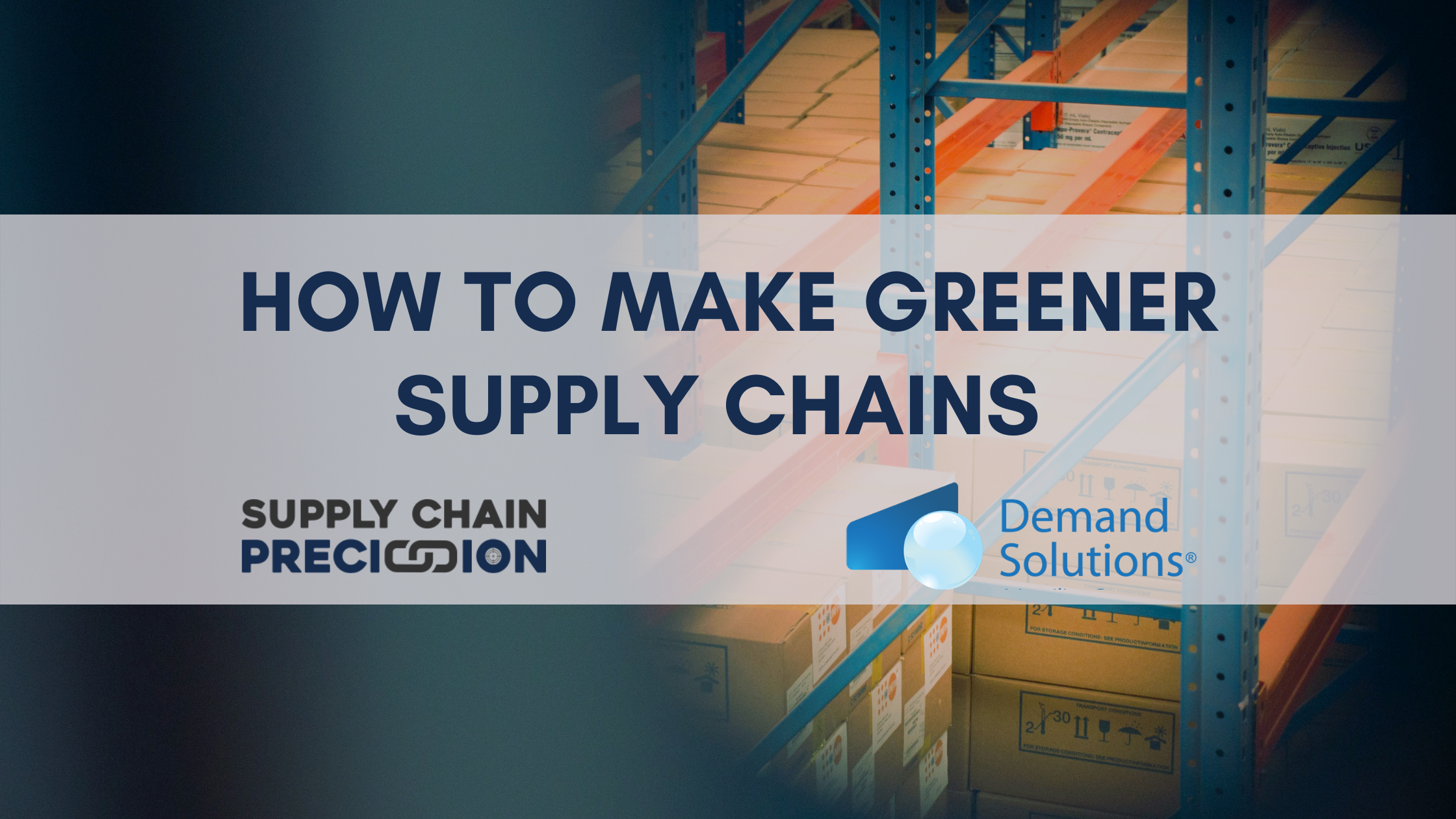 How to make greener supply chains